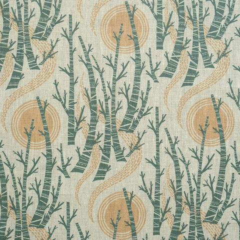 Birch Tree Sun fabric