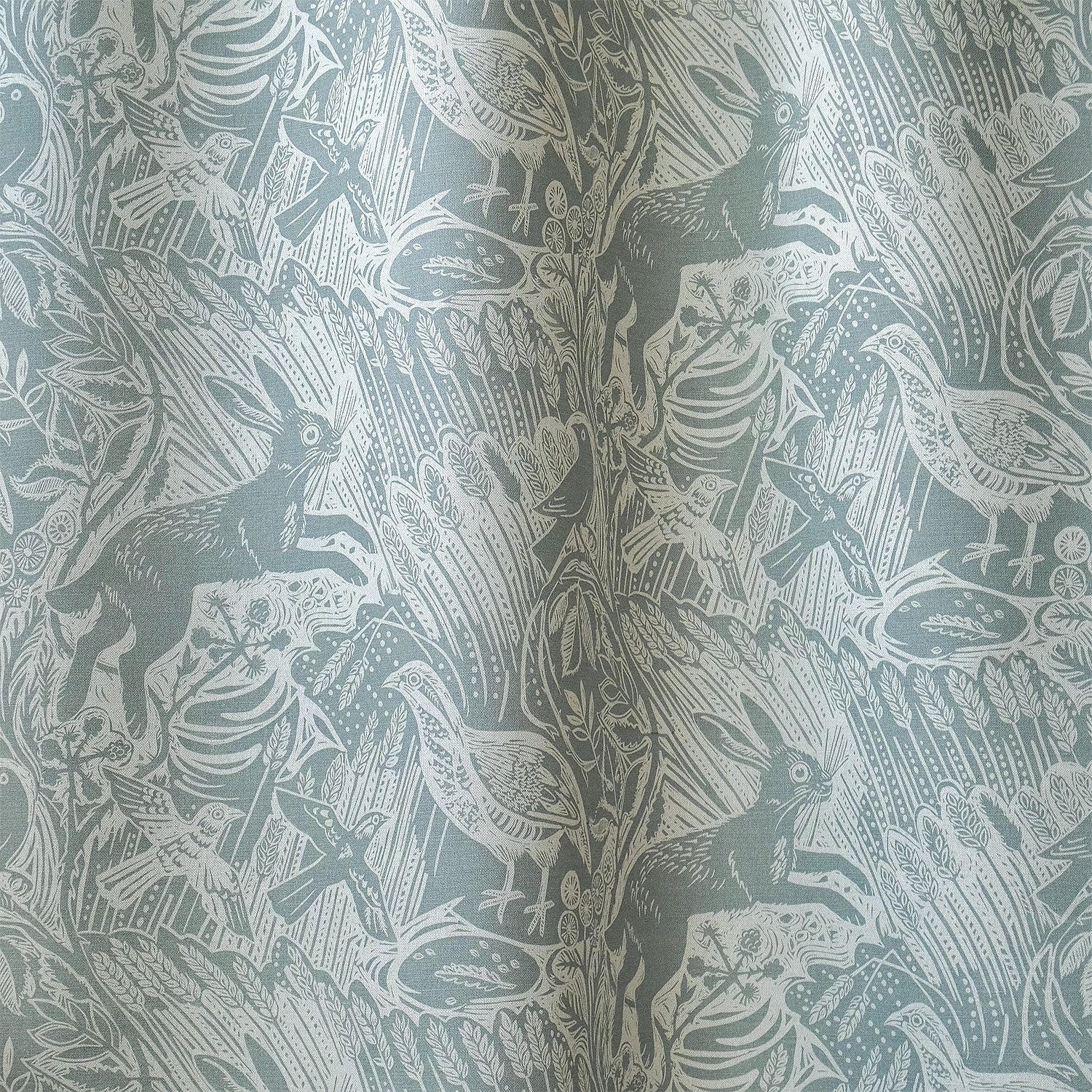Harvest Hare fabric - Mark Hearld - St. Jude's Fabrics & Wallpapers