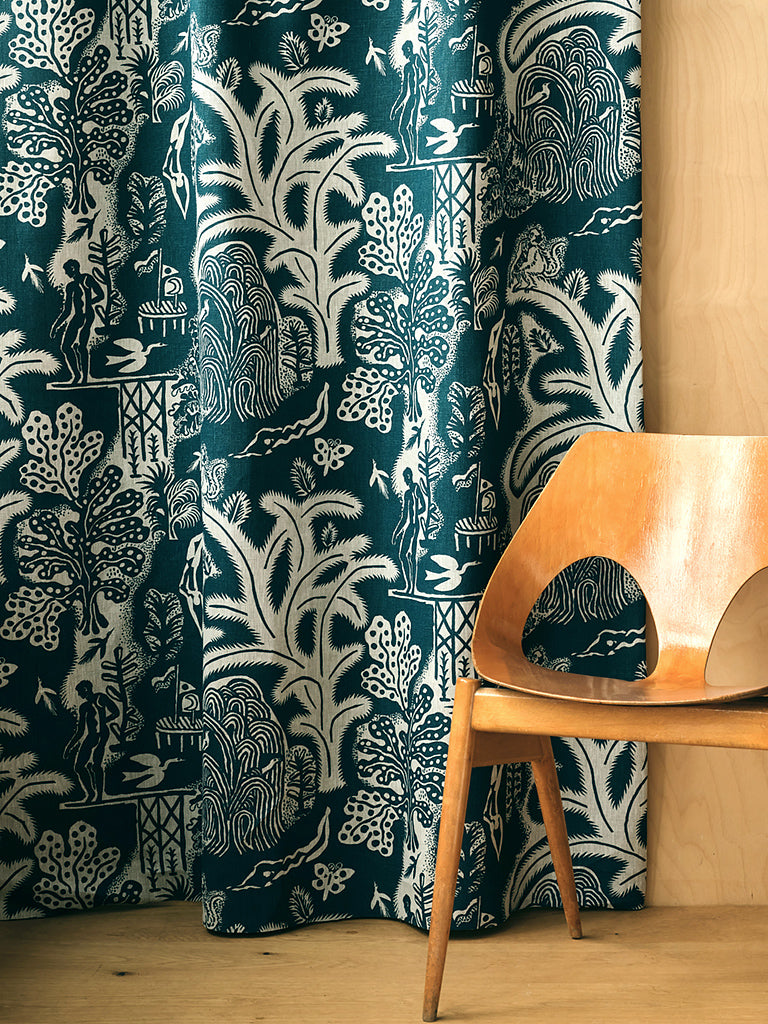 The Diver fabric - Michael Kirkman - St. Jude's Fabrics & Wallpapers