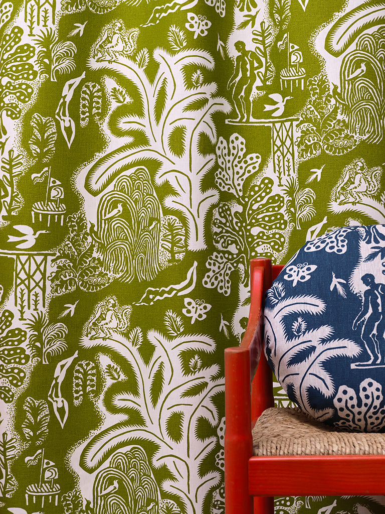 The Diver fabric - Michael Kirkman (sample room) - St. Jude's Fabrics & Wallpapers