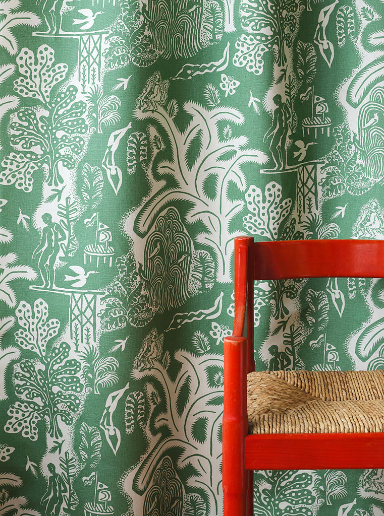 The Diver fabric - Michael Kirkman (sample room) - St. Jude's Fabrics & Wallpapers