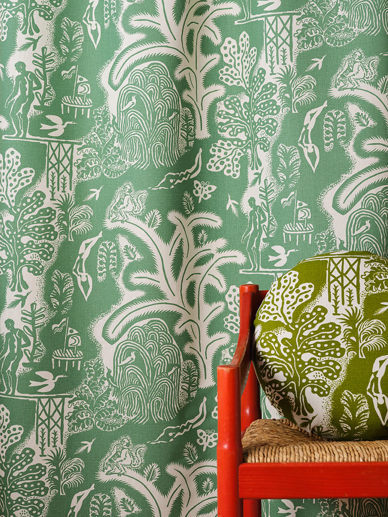 The Diver fabric - Michael Kirkman (sample room) - St. Jude's Fabrics & Wallpapers