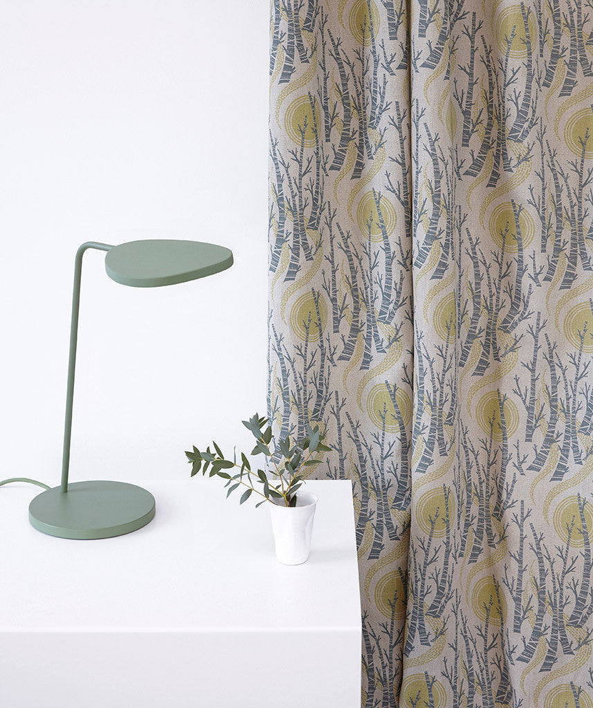 Birch Tree Sun fabric - Angie Lewin - St. Jude's Fabrics & Wallpapers