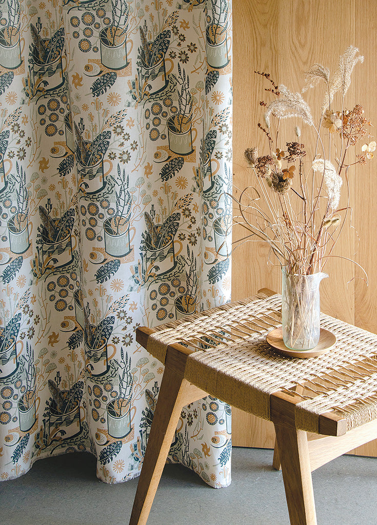 Nature Table fabric - Angie Lewin - St. Jude's Fabrics & Wallpapers