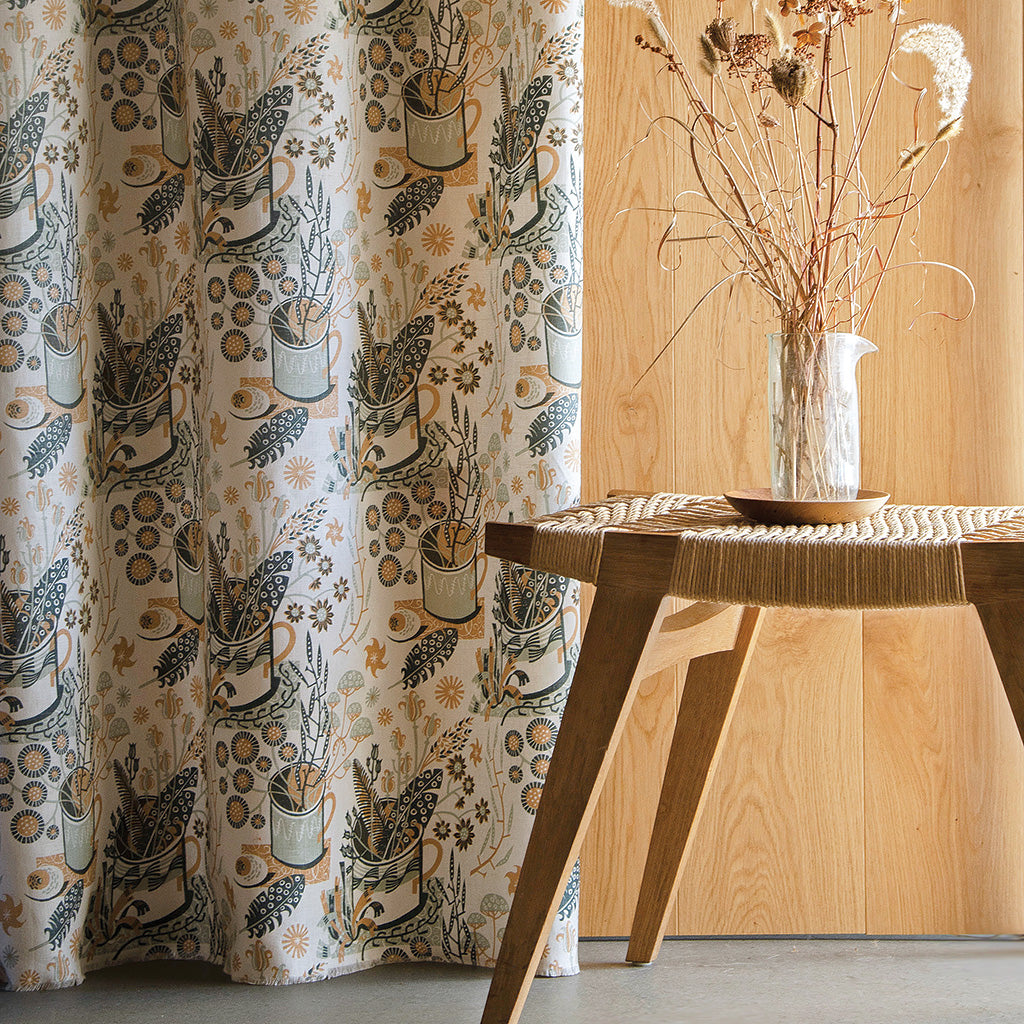 Nature Table fabric - Angie Lewin - St. Jude's Fabrics & Wallpapers