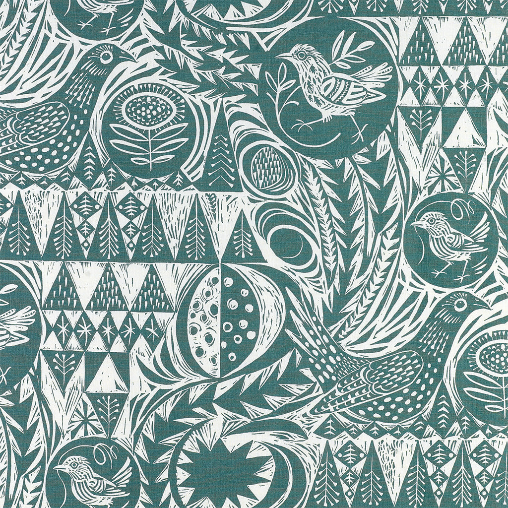Bird Garden fabric - Mark Hearld - St. Jude's Fabrics & Wallpapers