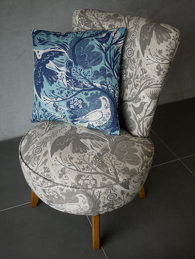 Doveflight fabric - Mark Hearld - St. Jude's Fabrics & Wallpapers