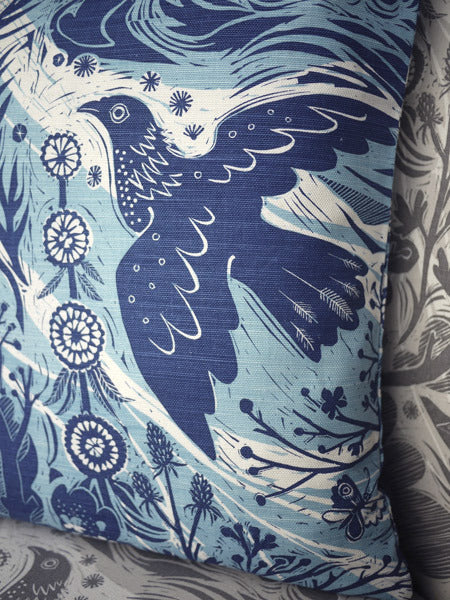 Doveflight fabric - Mark Hearld - St. Jude's Fabrics & Wallpapers
