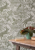 Harvest Hare wallpaper - Mark Hearld - St. Jude's Fabrics & Wallpapers