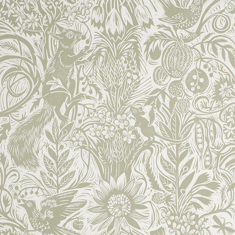 Squirrel and Sunflower wallpaper