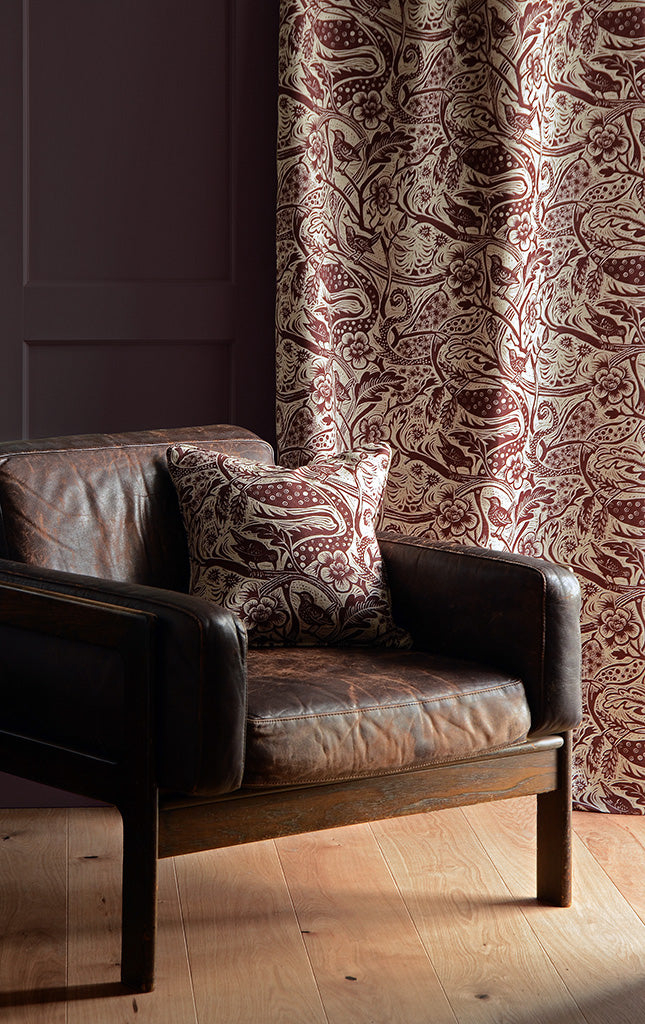 Wren fabric - Mark Hearld - St. Jude's Fabrics & Wallpapers