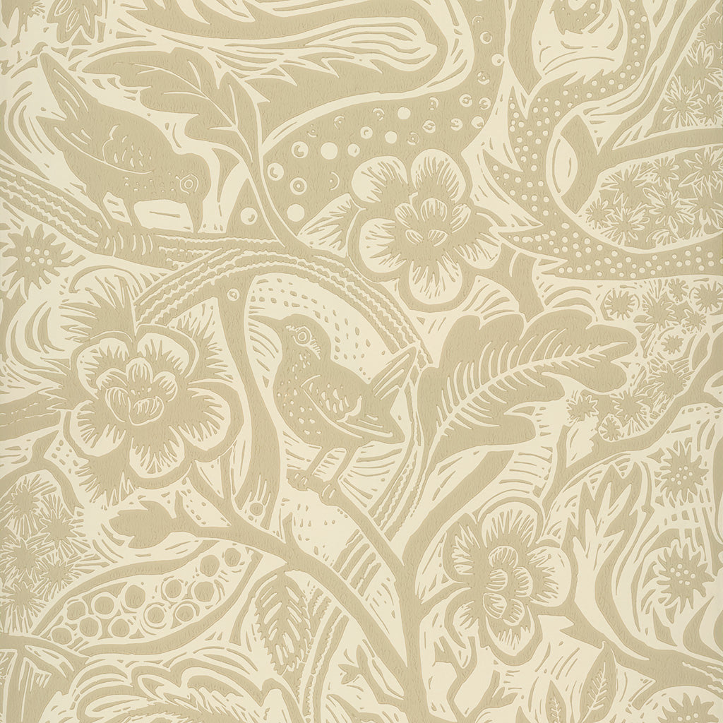 Wren wallpaper - Mark Hearld - St. Jude's Fabrics & Wallpapers