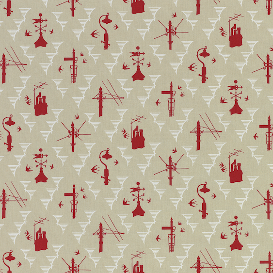 Kensal Rising fabric - Old Town (sample room) - St. Jude's Fabrics & Wallpapers