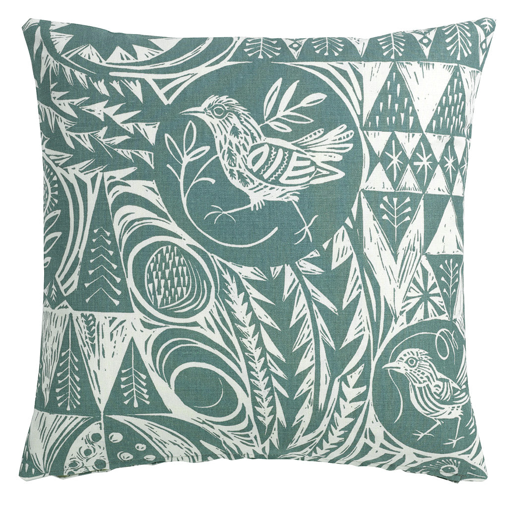 Bird Garden - 45cm cover - Mark Hearld - St. Jude's Fabrics & Wallpapers