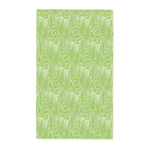 Meadow Grass Tea Towel - Leaf Green