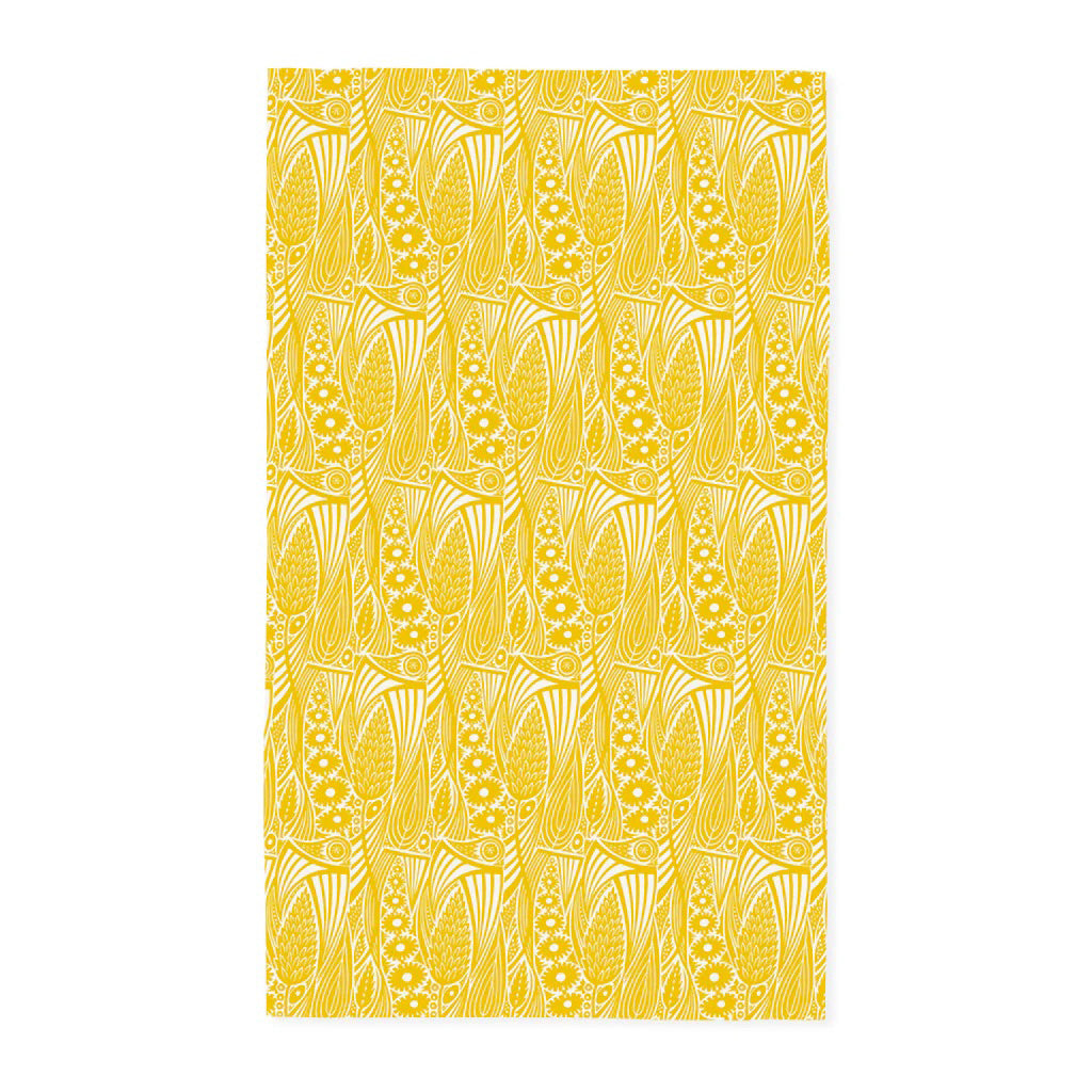 Meadow Grass Tea Towel - Corn Gold - Angie Lewin - St. Jude's Fabrics & Wallpapers