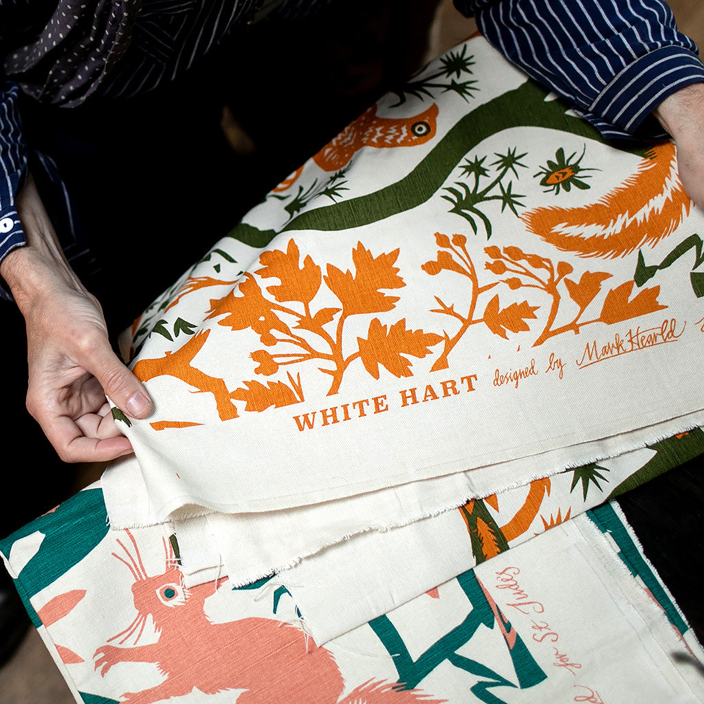 White Hart - Mark Hearld - St. Jude's Fabrics & Wallpapers