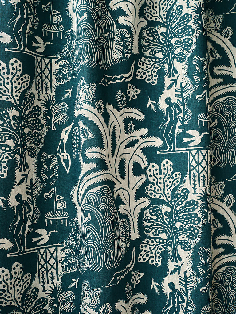 The Diver fabric - Michael Kirkman - St. Jude's Fabrics & Wallpapers