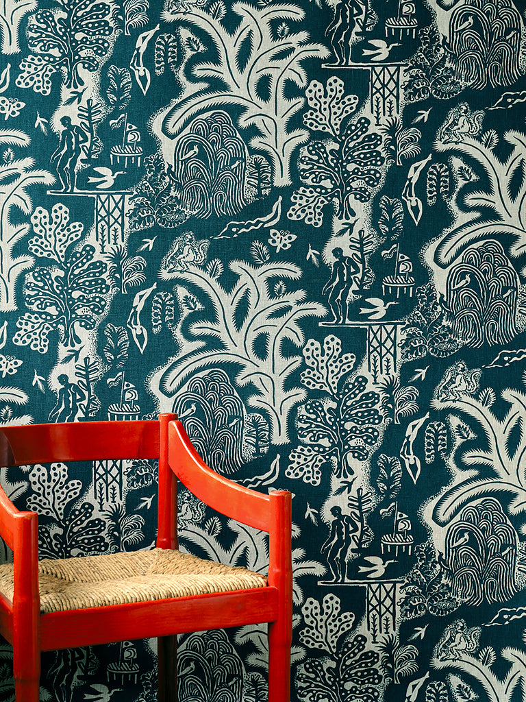 The Diver fabric - Michael Kirkman - St. Jude's Fabrics & Wallpapers