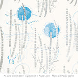 Birch Tree Sun fabric - Angie Lewin - St. Jude's Fabrics & Wallpapers
