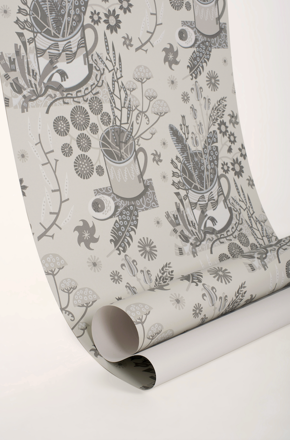 Nature Table wallpaper - Angie Lewin - St. Jude's Fabrics & Wallpapers