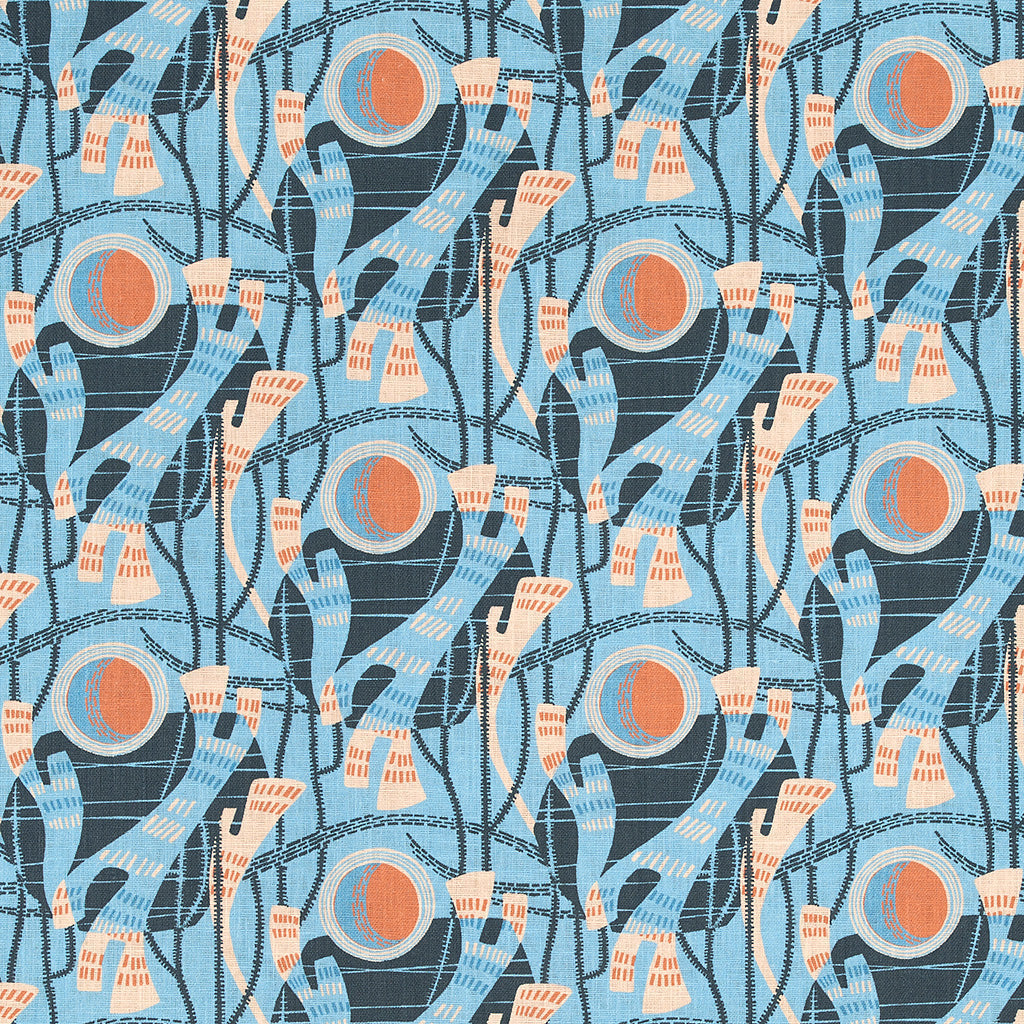 The Island fabric - Angie Lewin (sample room) - St. Jude's Fabrics & Wallpapers