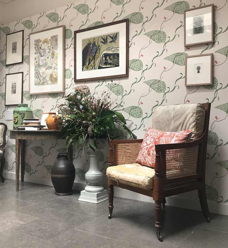 Seaweed wallpaper - Edward Bawden - St. Jude's Fabrics & Wallpapers