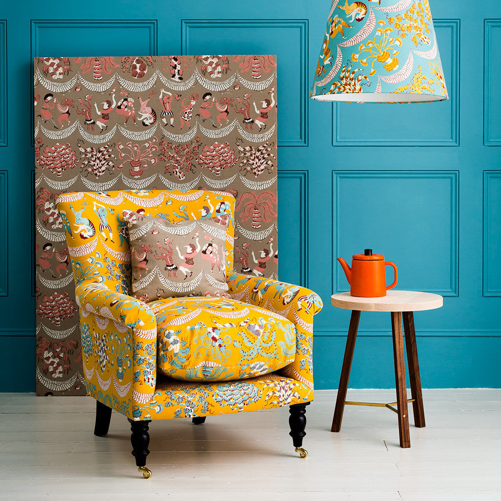 Forest Jig fabric - Ellie Curtis - St. Jude's Fabrics & Wallpapers