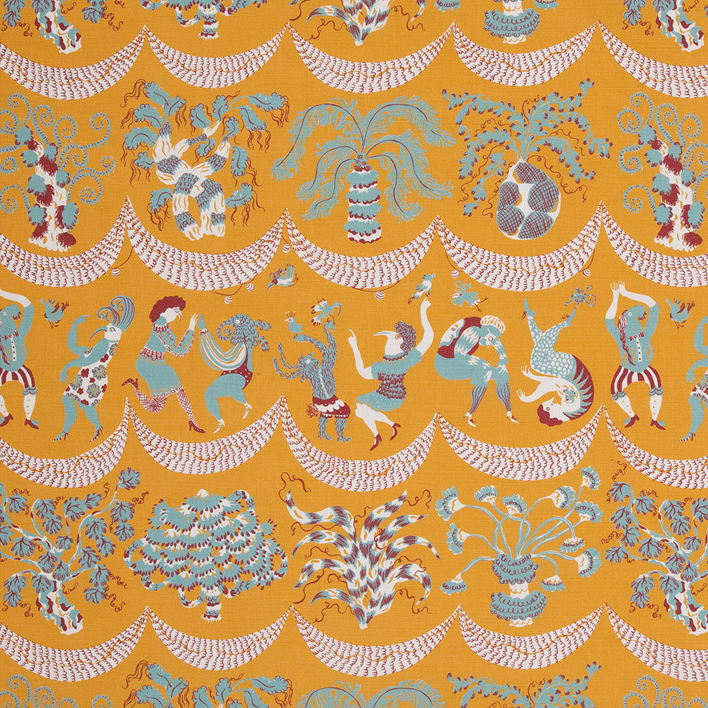 Forest Jig fabric - Ellie Curtis - St. Jude's Fabrics & Wallpapers