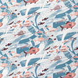 Deep Sea fabric - Emily Sutton (sample room) - St. Jude's Fabrics & Wallpapers
