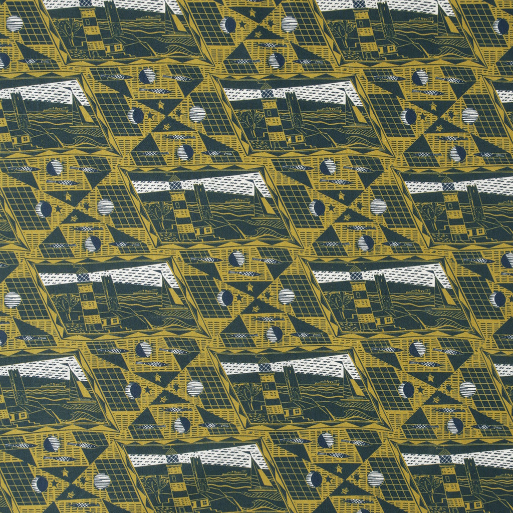 Herring Moon fabric - Jonathan Gibbs (sample sale) - St. Jude's Fabrics & Wallpapers