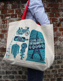 The Darktown Billets-Doux Tote Bag - Jonny Hannah - St. Jude's Fabrics & Wallpapers