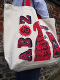 The Darktown Billets-Doux Tote Bag - Jonny Hannah - St. Jude's Fabrics & Wallpapers