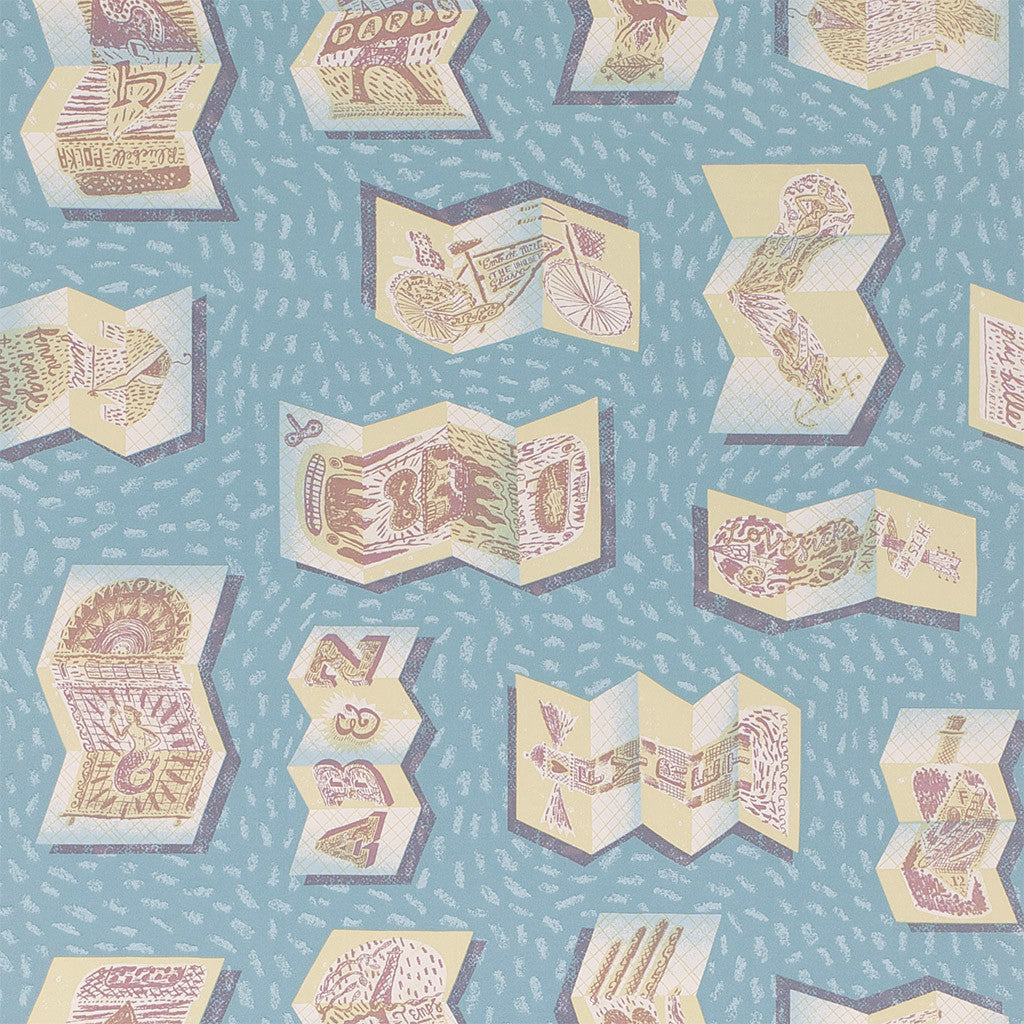 The Darktown Billets-Doux wallpaper - Jonny Hannah - St. Jude's Fabrics & Wallpapers