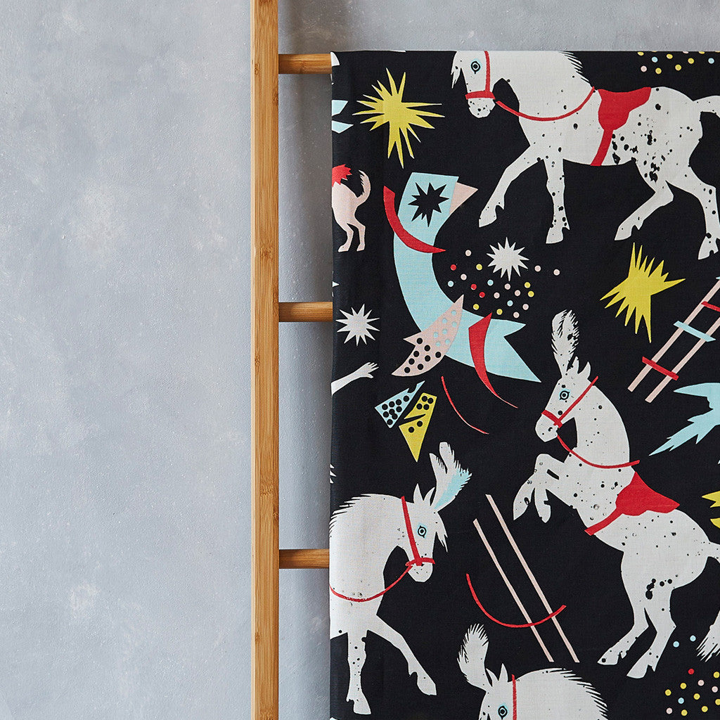 Cirque D'Hiver fabric - Mark Hearld - St. Jude's Fabrics & Wallpapers