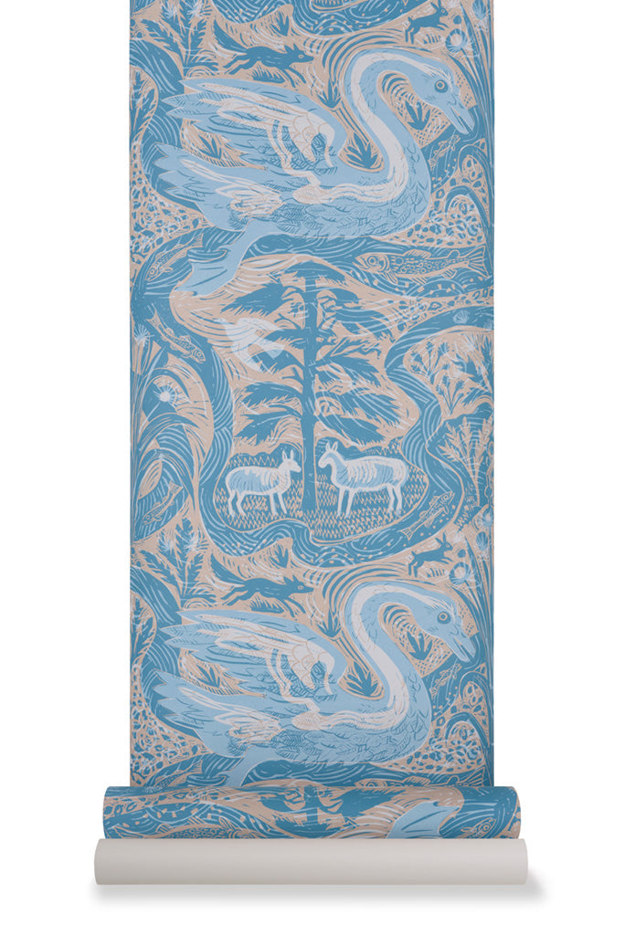 Compton Verney wallpaper - Mark Hearld - St. Jude's Fabrics & Wallpapers