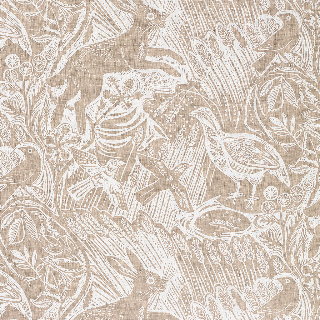 Harvest Hare fabric - Mark Hearld - St. Jude's Fabrics & Wallpapers