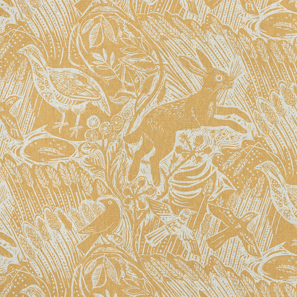 Harvest Hare fabric - Mark Hearld - St. Jude's Fabrics & Wallpapers