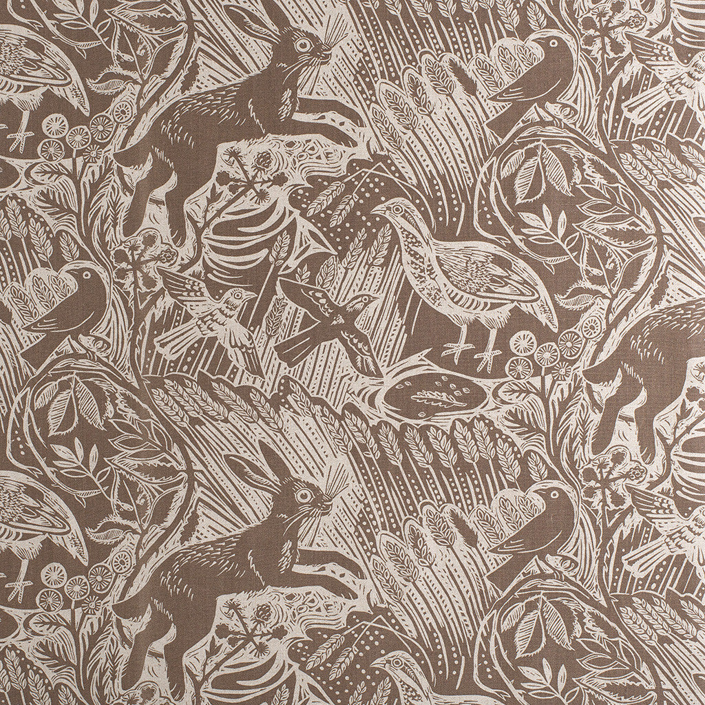 Harvest Hare fabric - Mark Hearld - St. Jude's Fabrics & Wallpapers