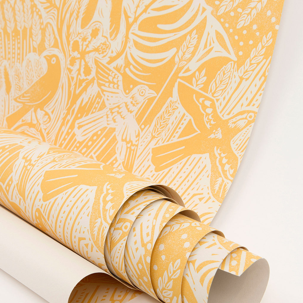 Harvest Hare wallpaper - Mark Hearld - St. Jude's Fabrics & Wallpapers