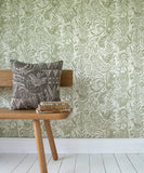 Squirrel and Sunflower wallpaper - Mark Hearld - St. Jude's Fabrics & Wallpapers