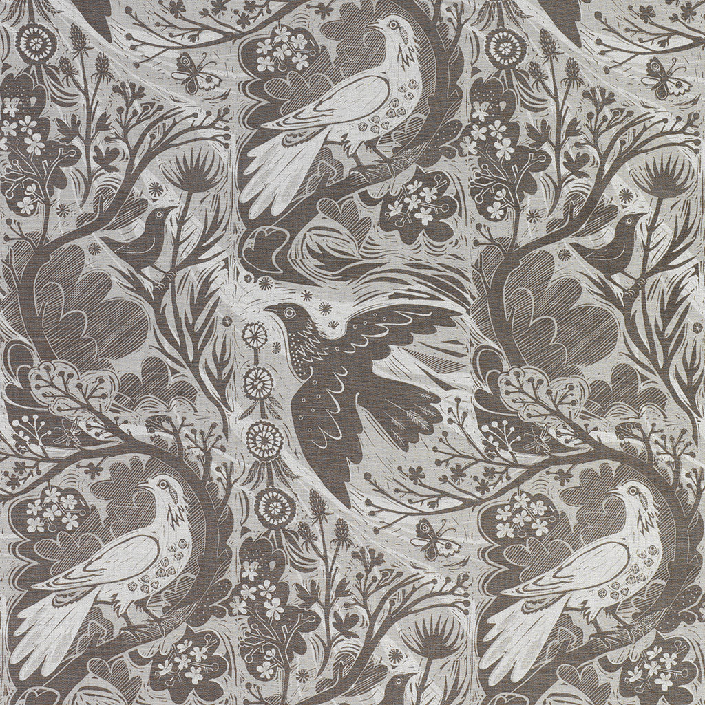 Doveflight fabric - Mark Hearld (sample room) - St. Jude's Fabrics & Wallpapers