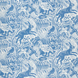 Harvest Hare fabric - Mark Hearld (sample room) - St. Jude's Fabrics & Wallpapers