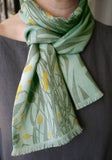 A Natural Line wool/silk scarf